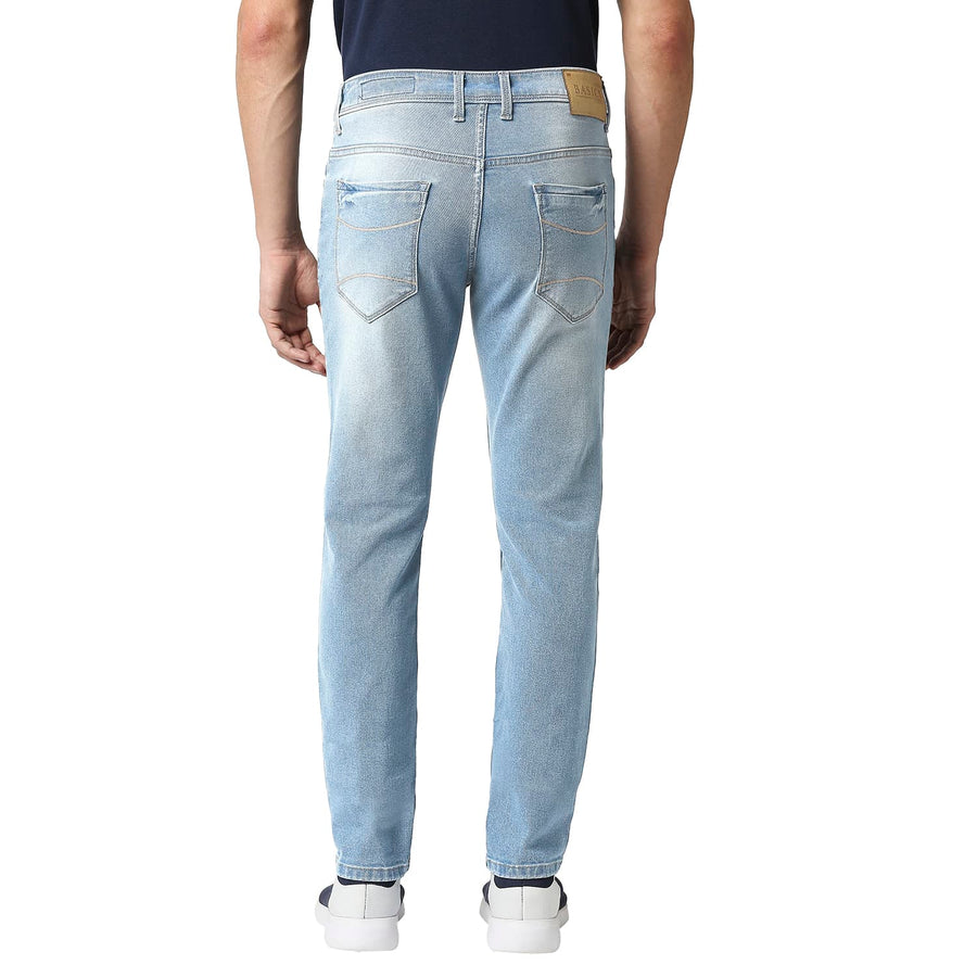 BASICS TORQUE FIT BLUE FOG STRETCH JEANS