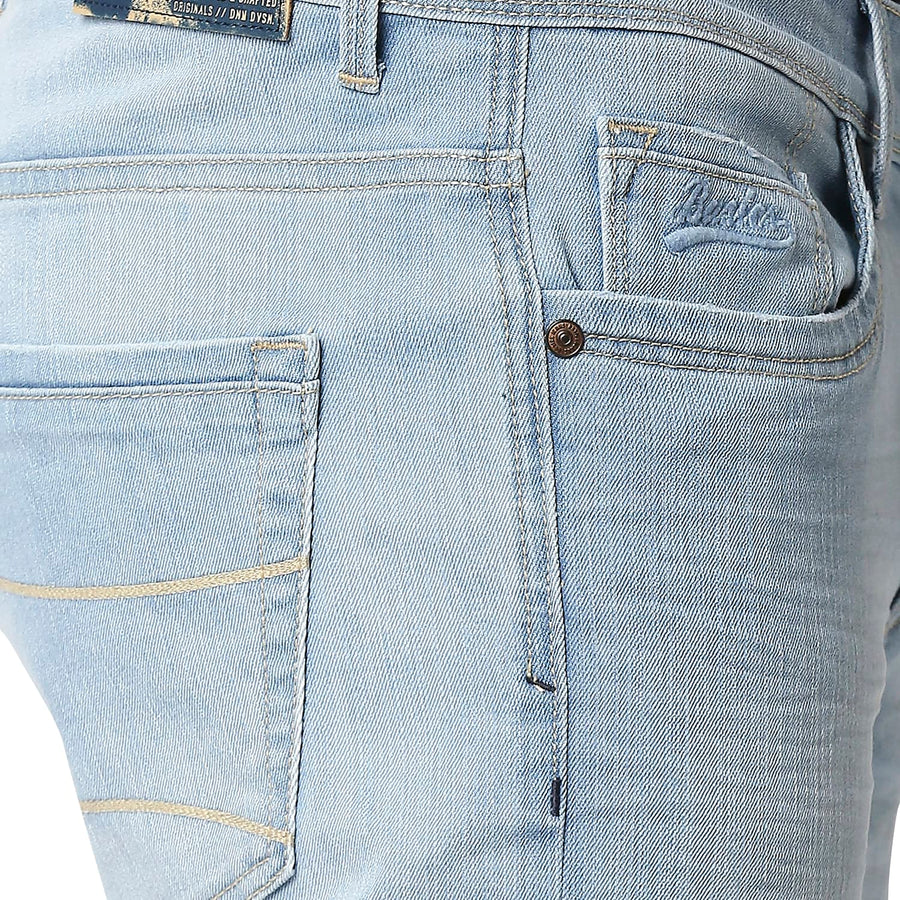 BASICS TORQUE FIT BLUE FOG STRETCH JEANS