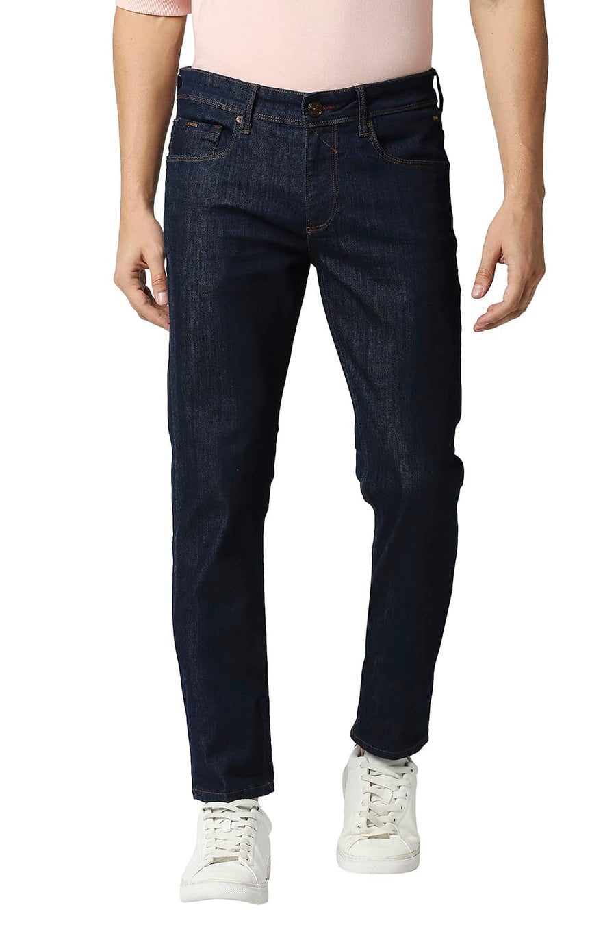 BASICS TORQUE FIT NAVY BLAZER STRETCH JEANS