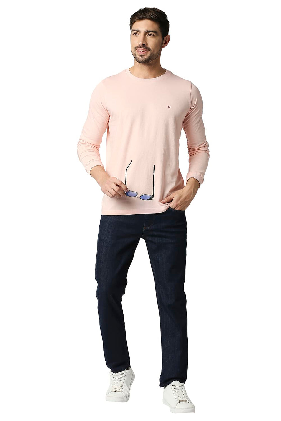 BASICS TORQUE FIT NAVY BLAZER STRETCH JEANS