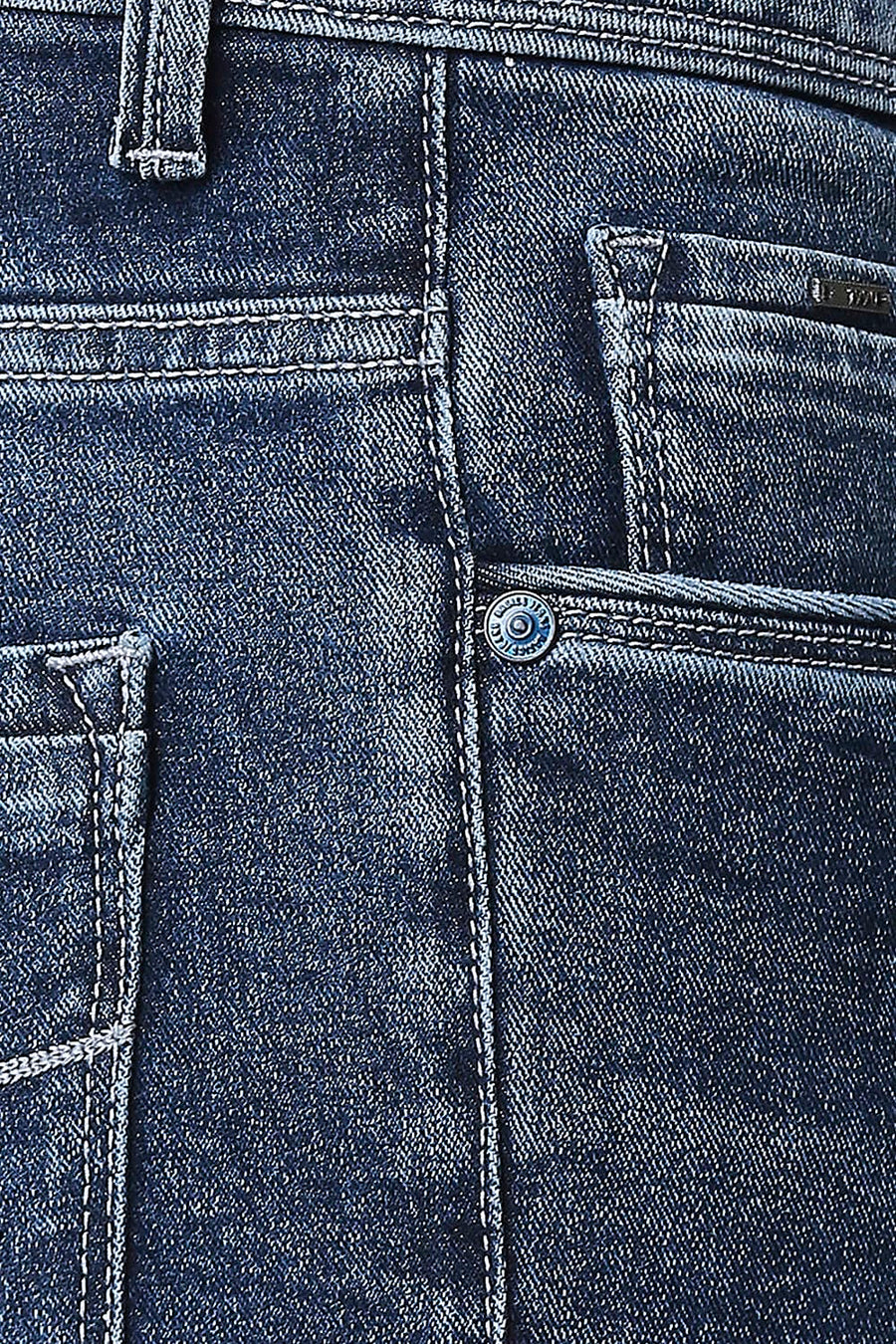 BASICS TORQUE FIT BLUE OPAL STRETCH JEANS