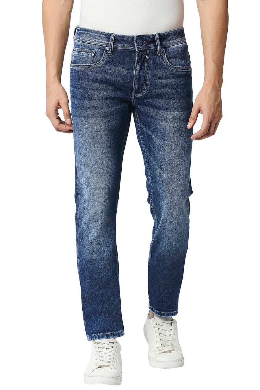 BASICS TORQUE FIT BLUE OPAL STRETCH JEANS