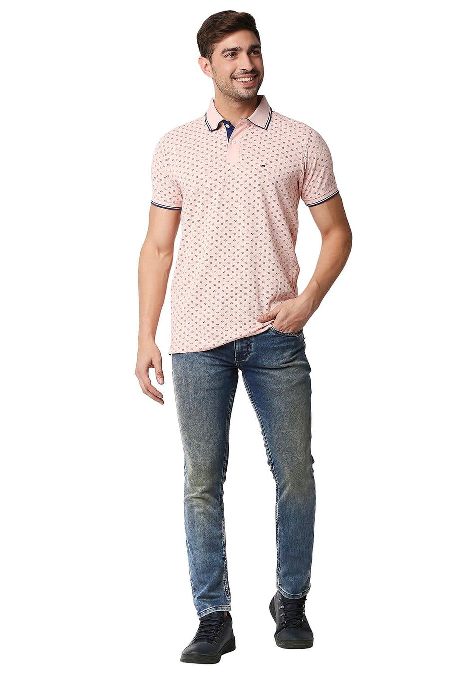 BASICS BLADE FIT INDIAN TEAL STRETCH JEANS