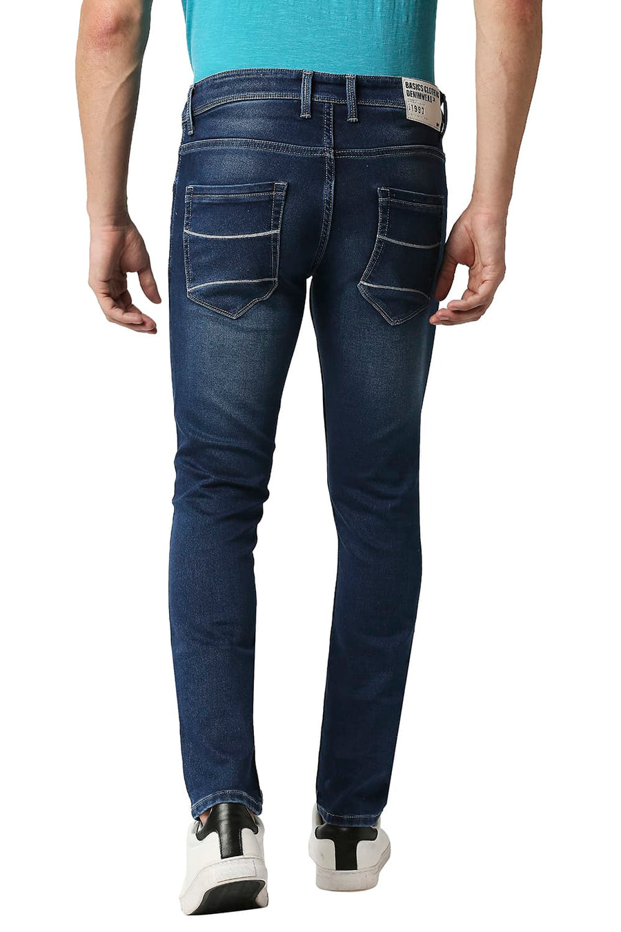 BASICS BLADE FIT ENSIGN BLUE STRETCH JEANS