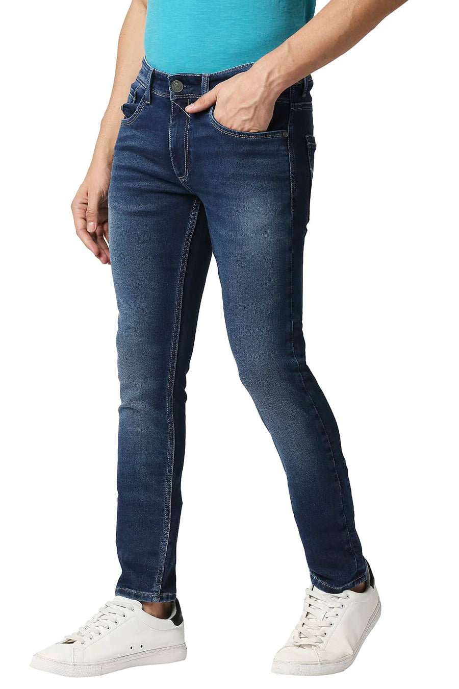 BASICS BLADE FIT ENSIGN BLUE STRETCH JEANS