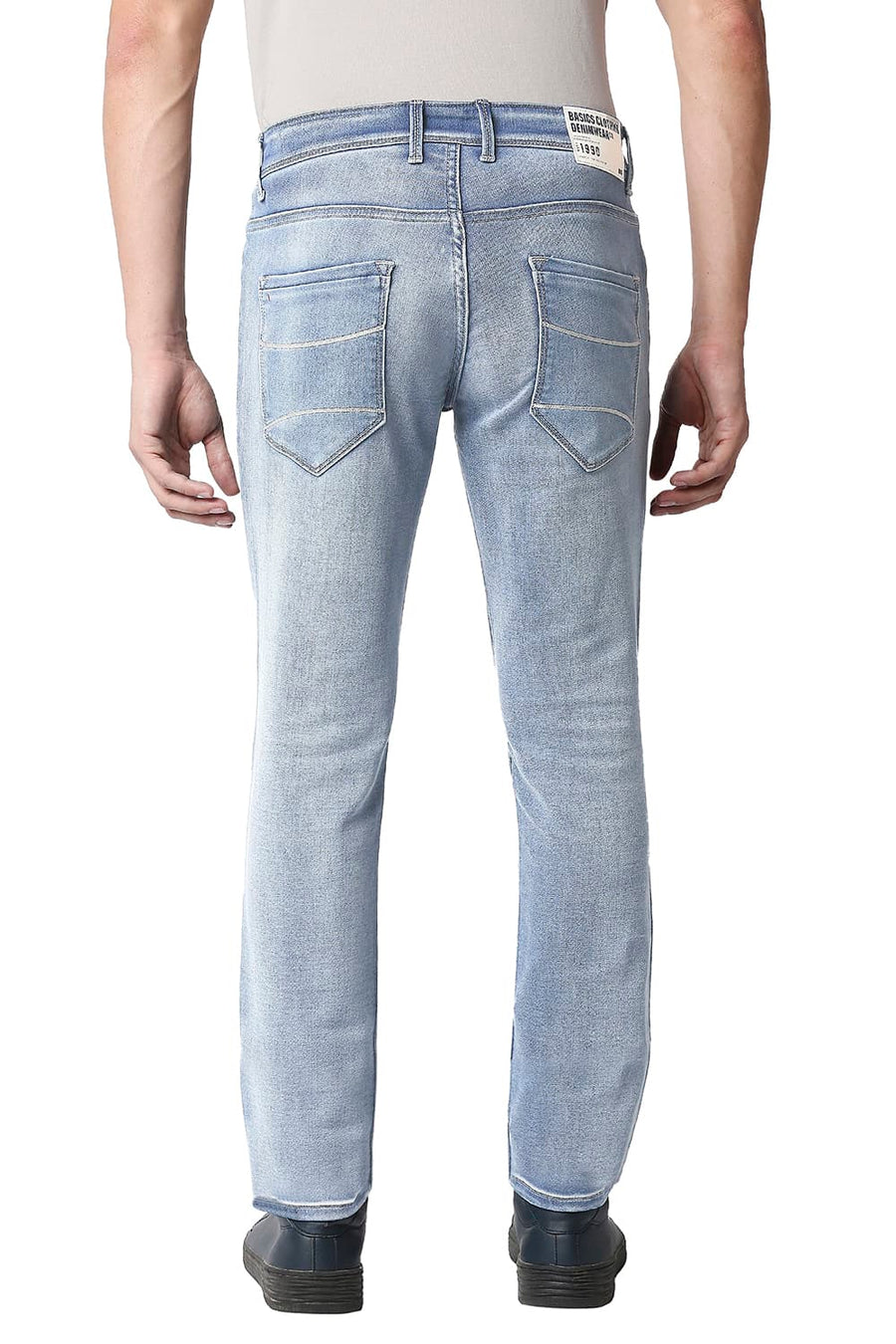 BASICS BLADE FIT CELESTIAL BLUE STRETCH JEANS