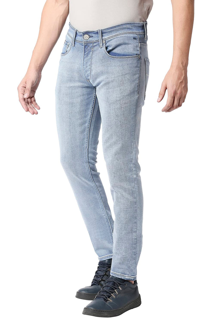 BASICS BLADE FIT CELESTIAL BLUE STRETCH JEANS