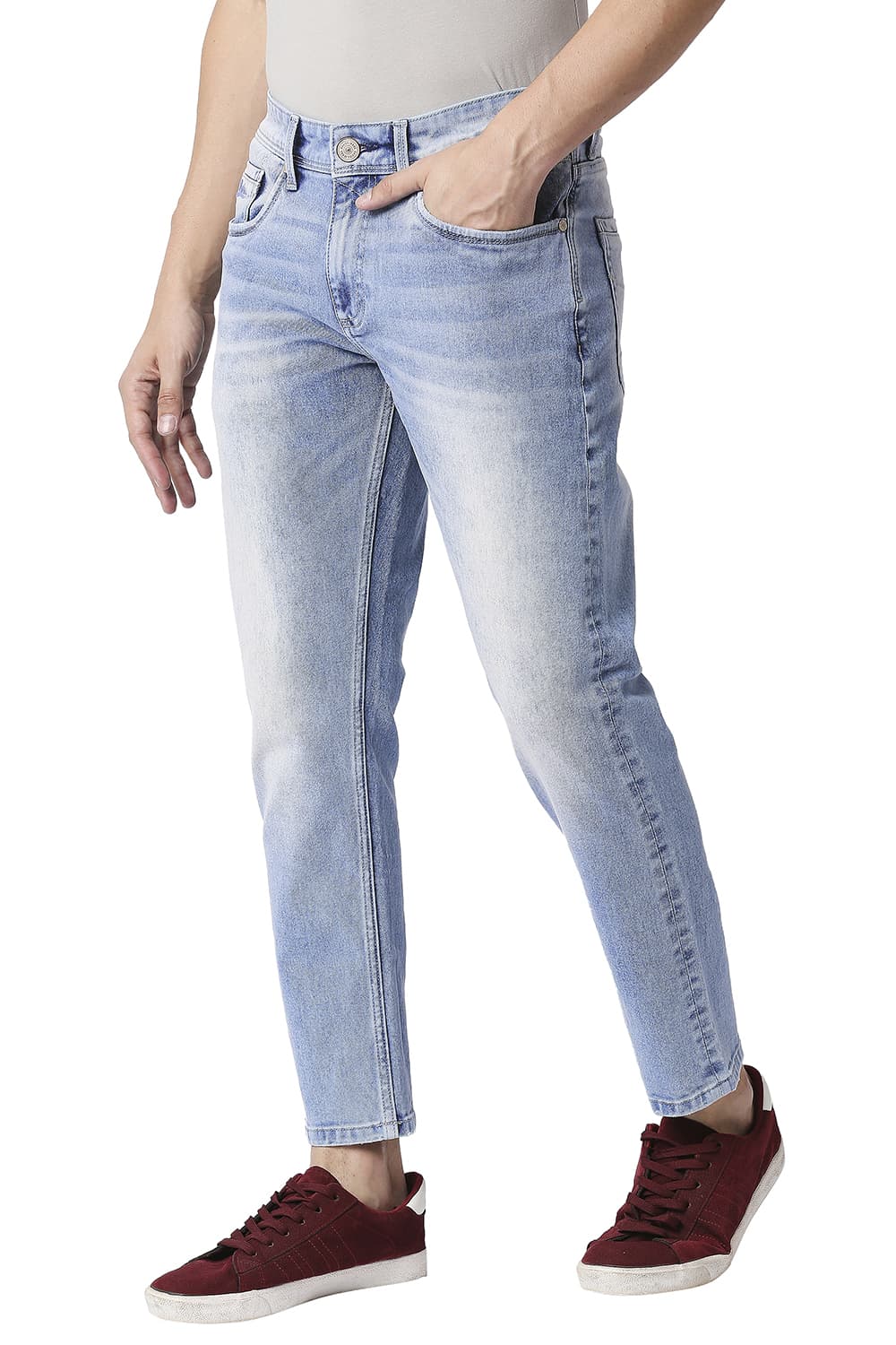 BASICS KERB FIT STRETCH JEANS