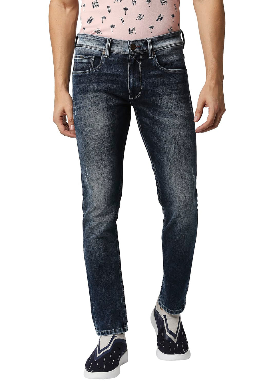 BASICS BLADE FIT ENSIGN BLUE STRETCH JEANS