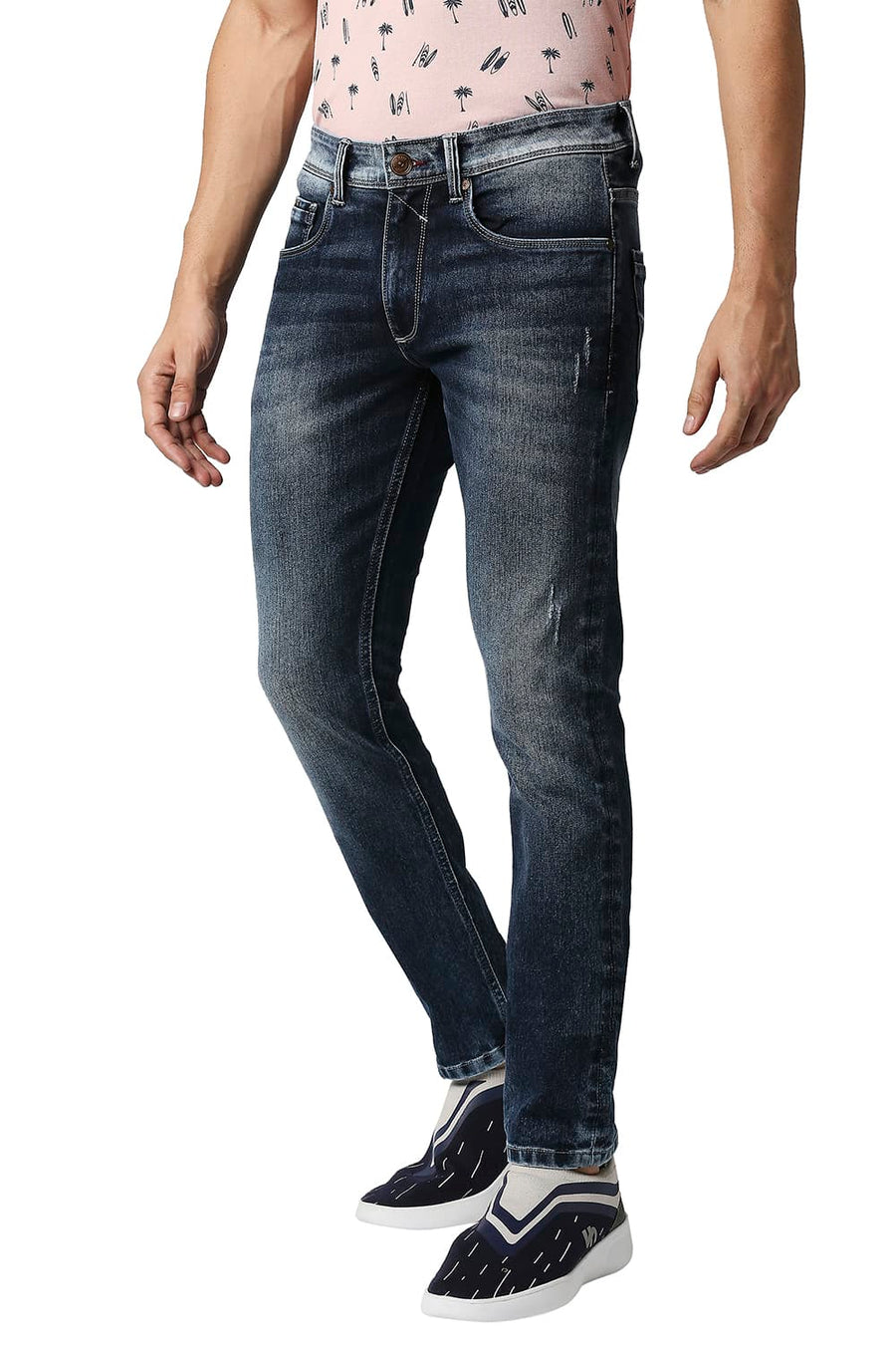 BASICS BLADE FIT ENSIGN BLUE STRETCH JEANS