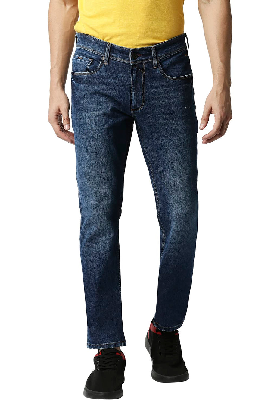 BASICS BLADE FIT ENSIGN BLUE STRETCH JEANS