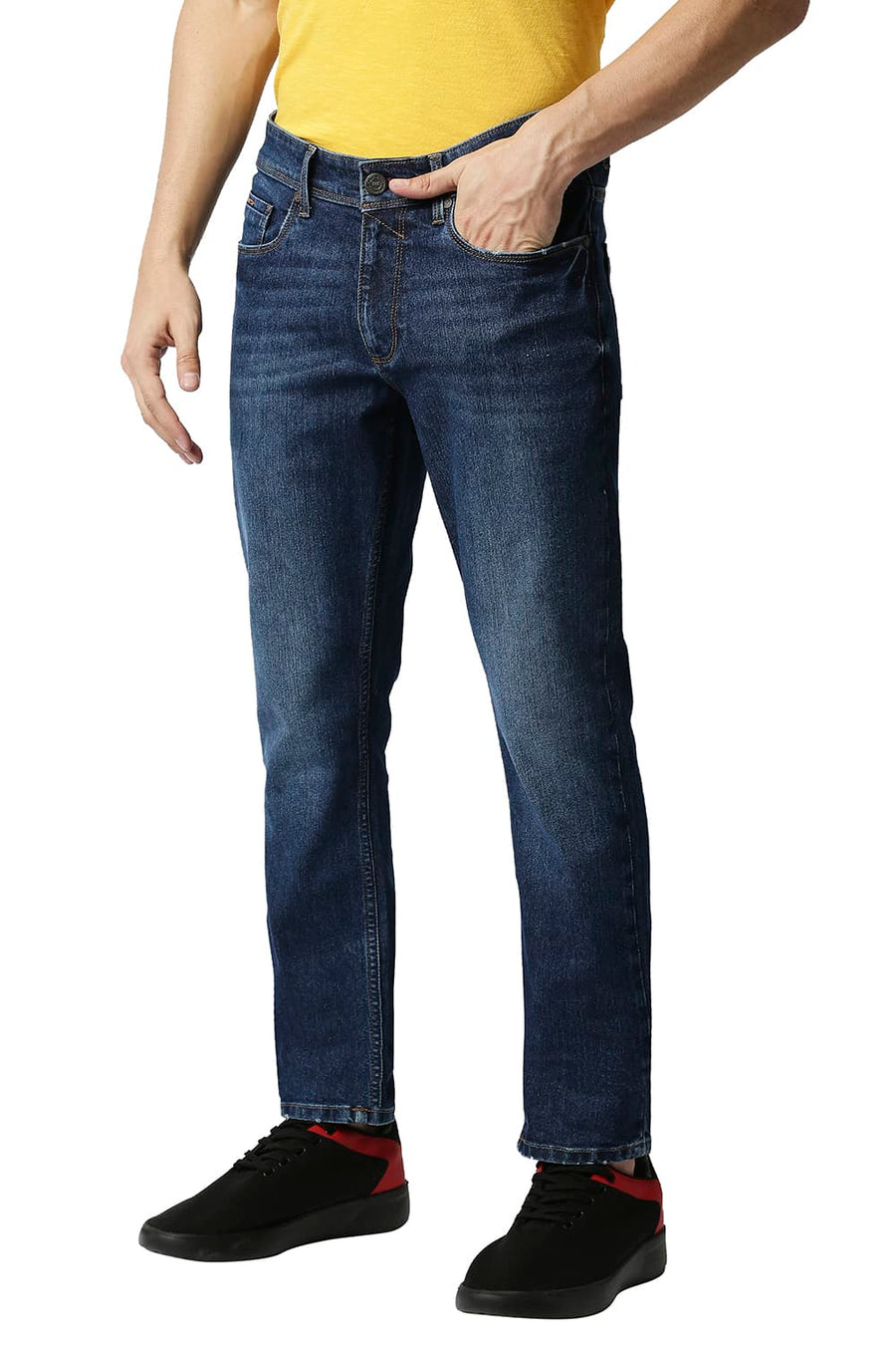 BASICS BLADE FIT ENSIGN BLUE STRETCH JEANS