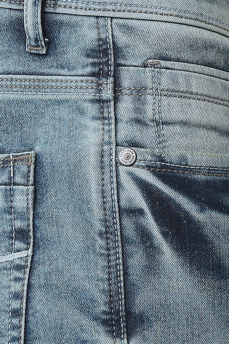 BASICS TORQUE FIT ARONA BLUE STRETCH JEANS