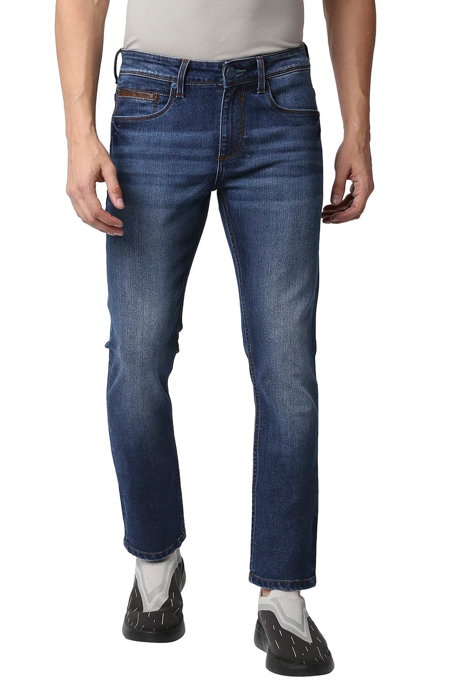 BASICS TORQUE FIT DRESS BLUES STRETCH JEANS