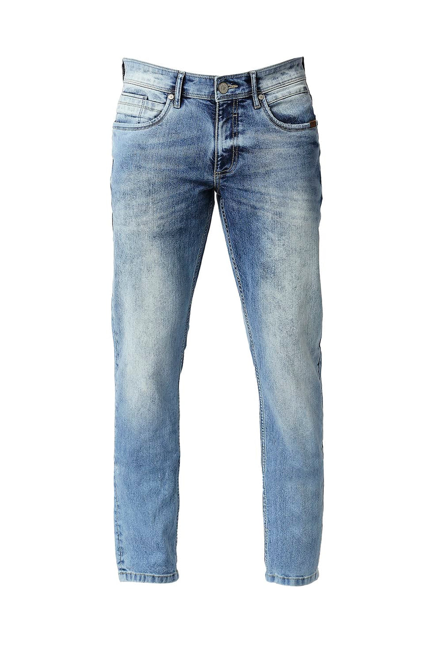 BASICS BLADE FIT BABY BLUE STRETCH JEANS