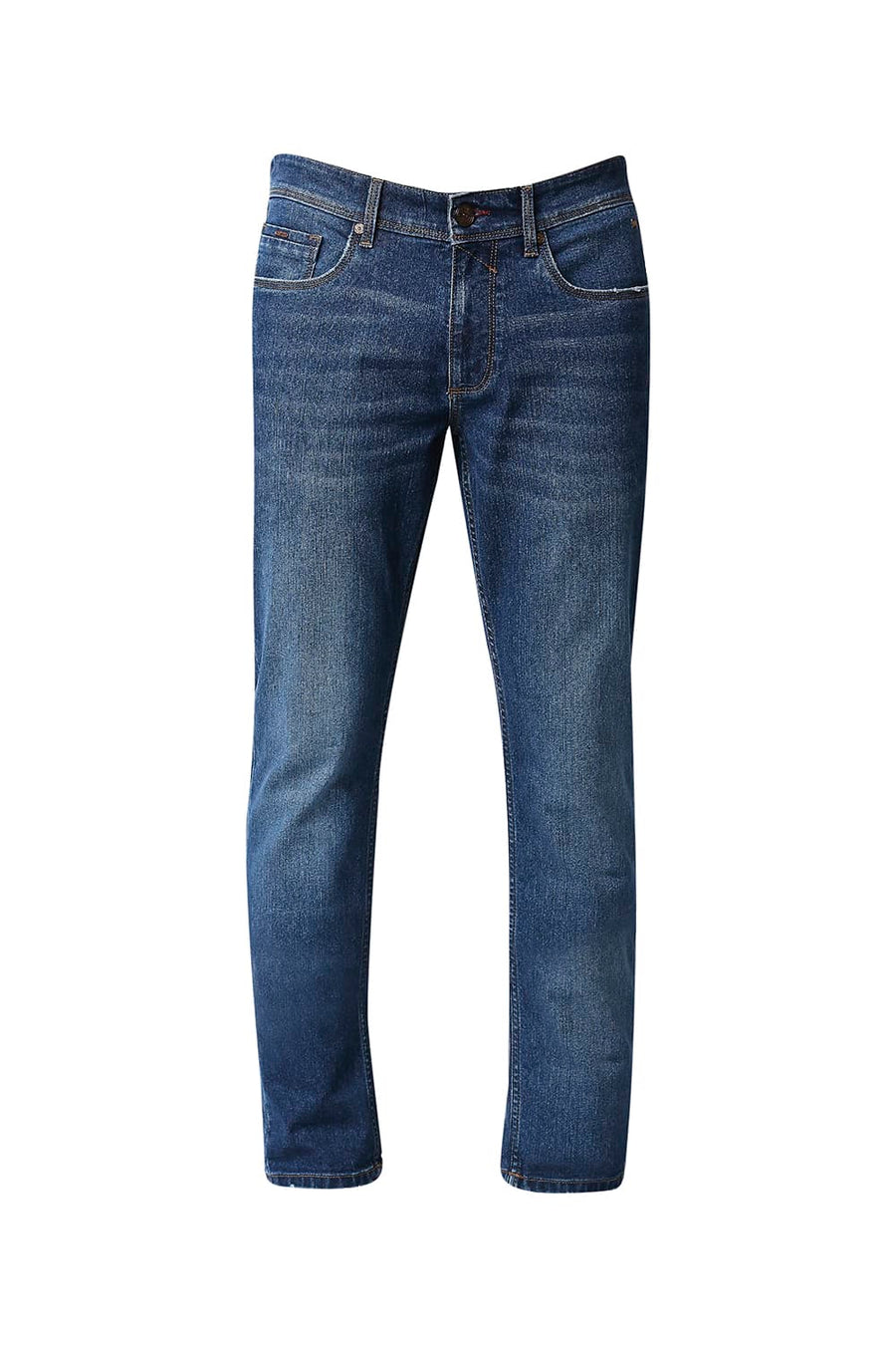 BASICS BLADE FIT DARK DENIM STRETCH JEANS