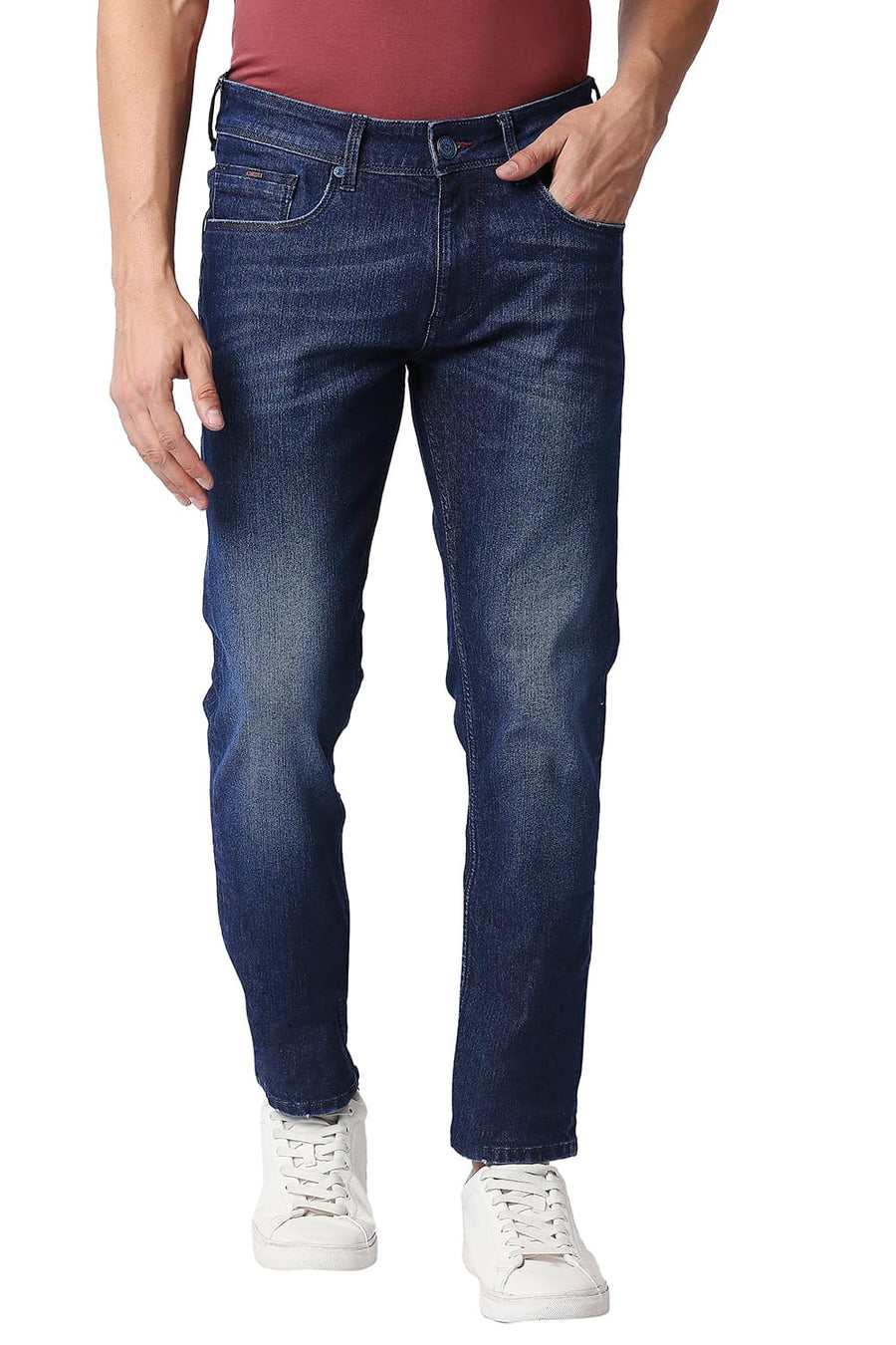 BASICS TORQUE FIT DRESS BLUES STRETCH JEANS