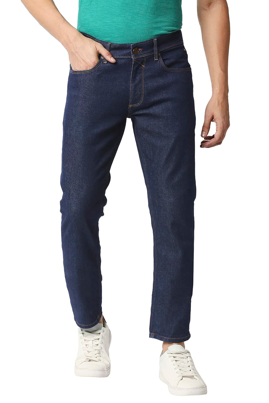 BASICS BLADE FIT BLACK IRIS STRETCH JEANS