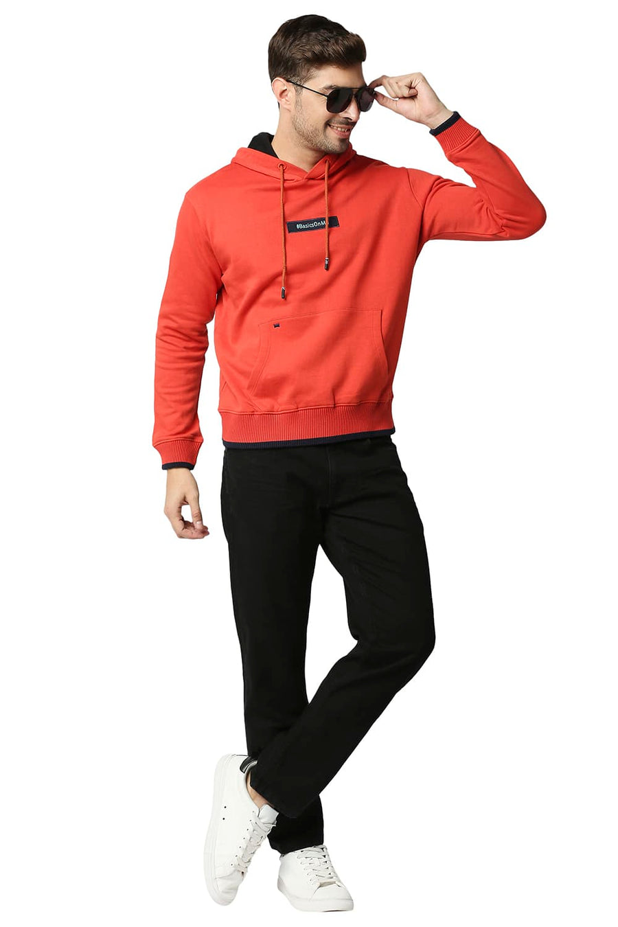BASICS TORQUE FIT JET BLACK STRETCH JEANS