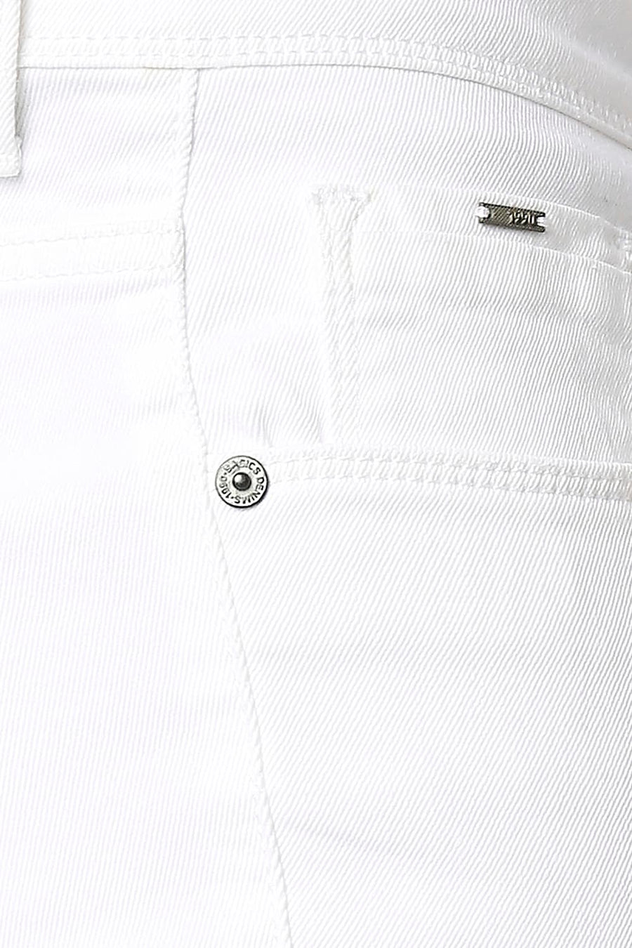 BASICS BLADE FIT BRIGHT WHITE STRETCH JEANS