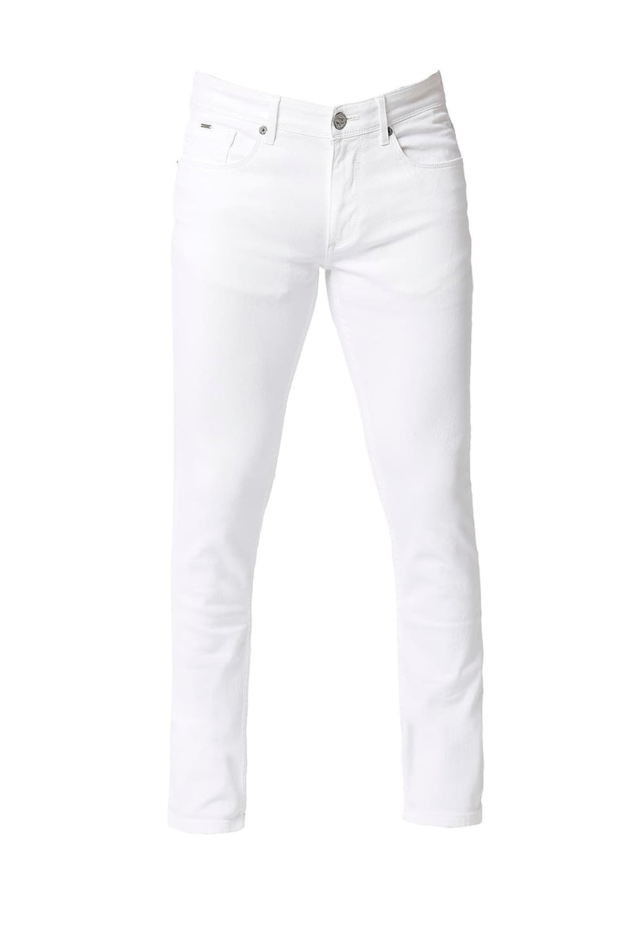 BASICS BLADE FIT BRIGHT WHITE STRETCH JEANS