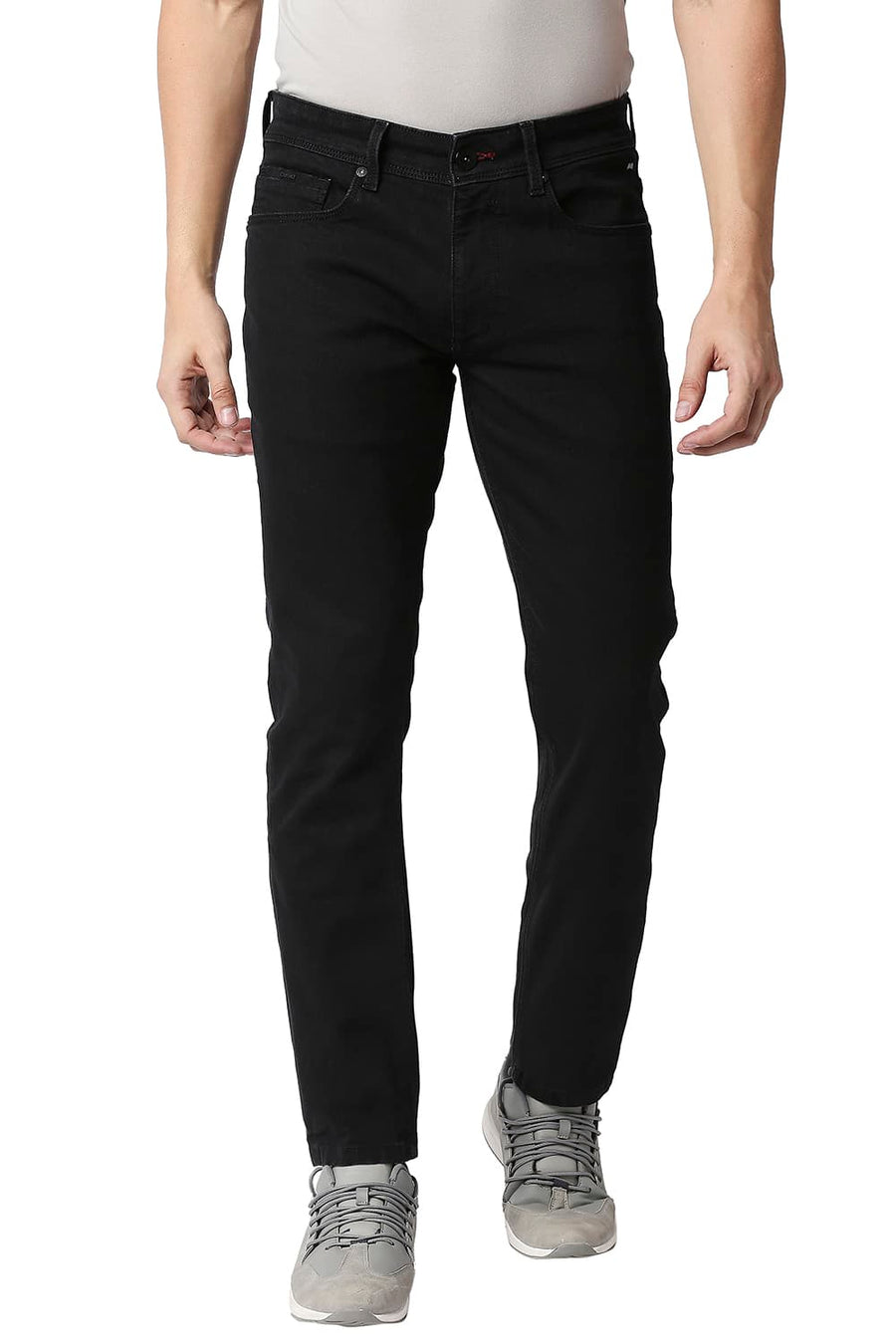 BASICS BLADE FIT JET BLACK STRETCH JEANS