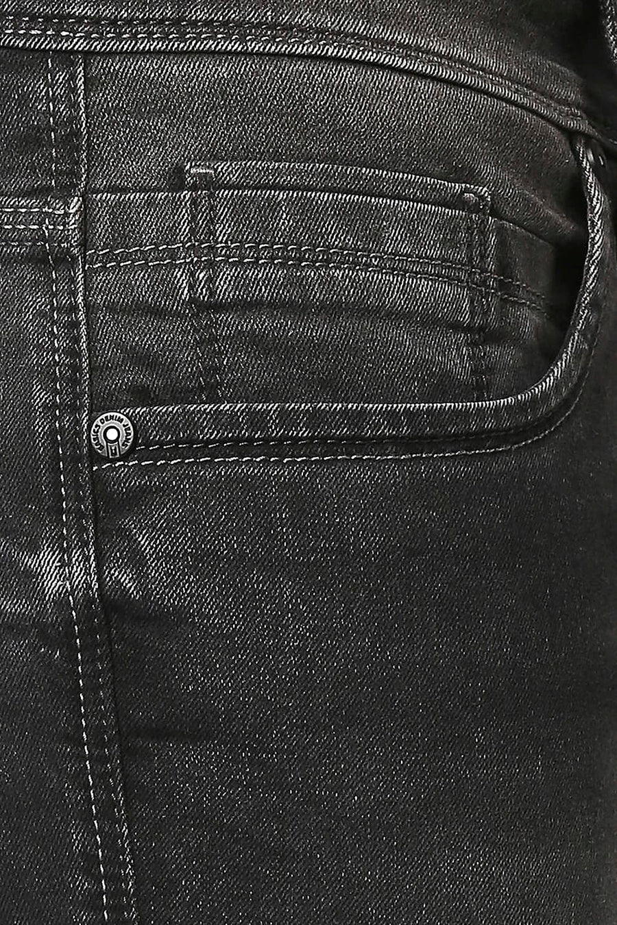 BASICS BLADE FIT PIRATE BLACK STRETCH JEANS