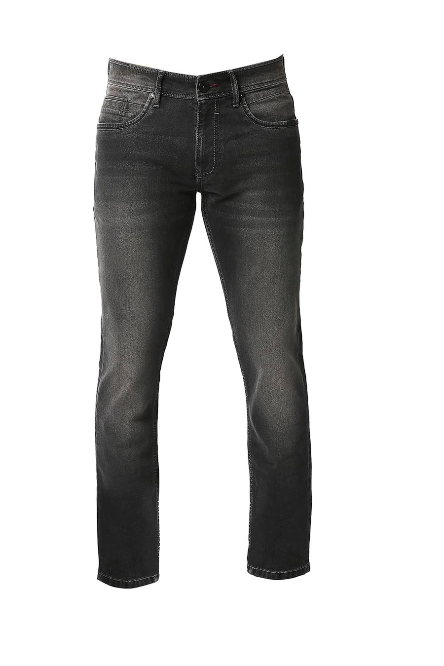 BASICS BLADE FIT PIRATE BLACK STRETCH JEANS