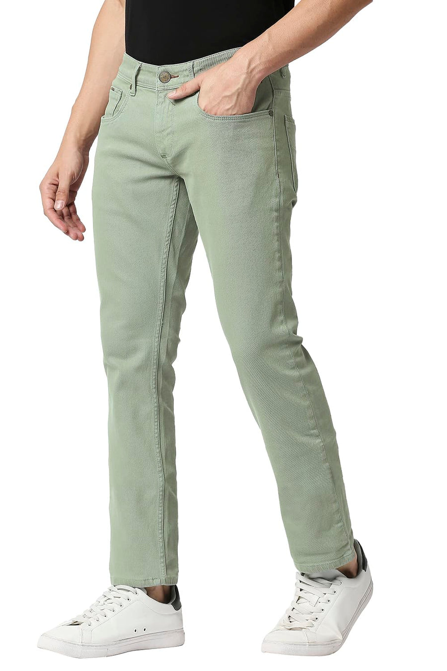 BASICS TORQUE FIT GREEN BAY STRETCH JEANS