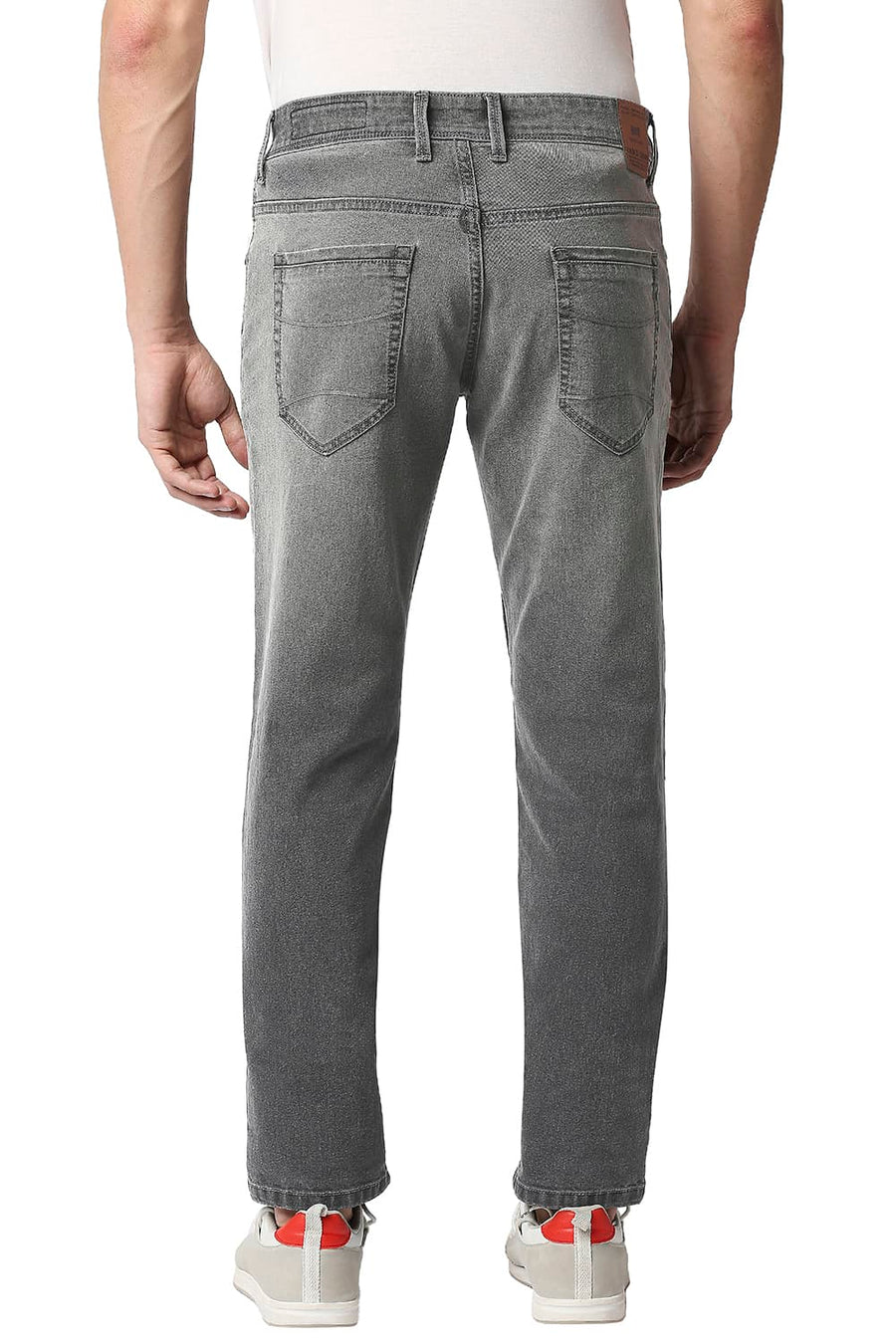 BASICS TORQUE FIT STEEL GRAY STRETCH JEANS