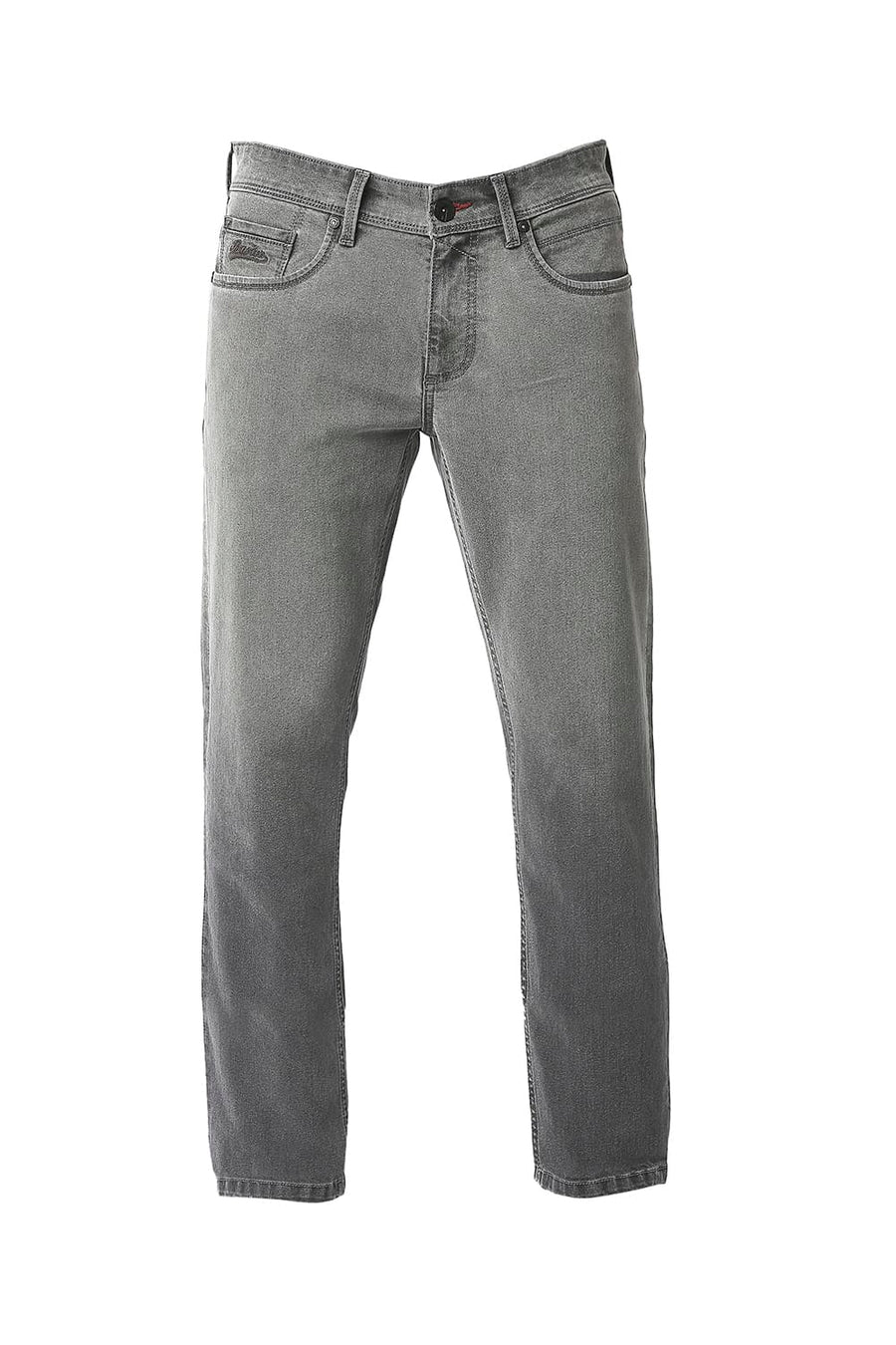 BASICS TORQUE FIT STEEL GRAY STRETCH JEANS