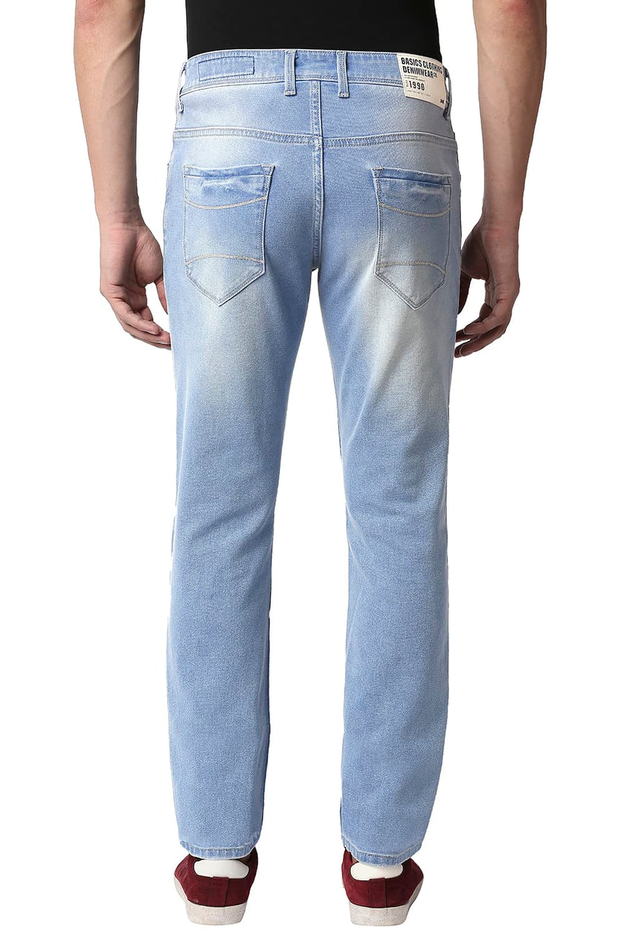 BASICS BLADE FIT BLUE SHADOW STRETCH JEANS