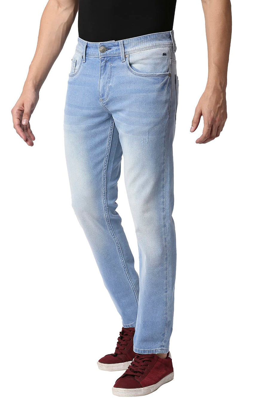 BASICS BLADE FIT BLUE SHADOW STRETCH JEANS