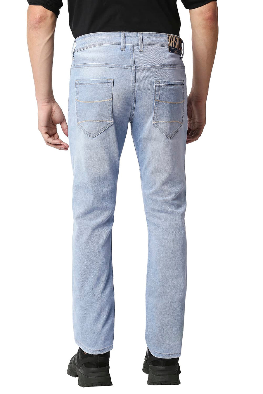 BASICS BLADE FIT BLUE FOG STRETCH JEANS