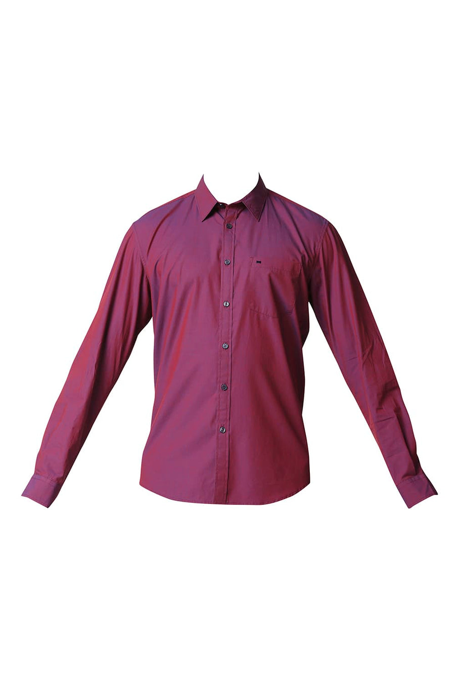 BASICS SLIM FIT PINK QUARTZ CHAMBRAY SHIRT