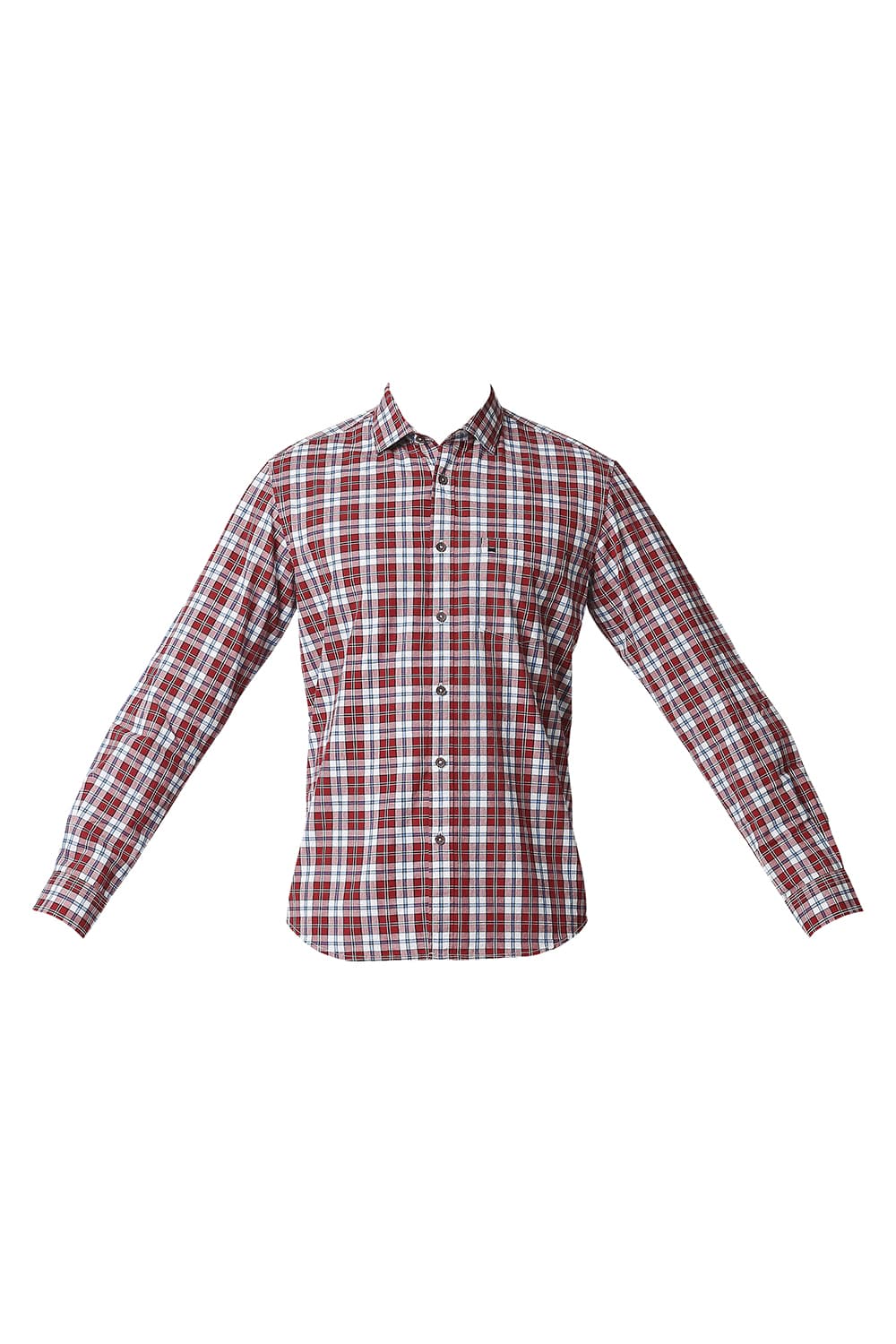 BASICS SLIM FIT CHECKS SHIRT