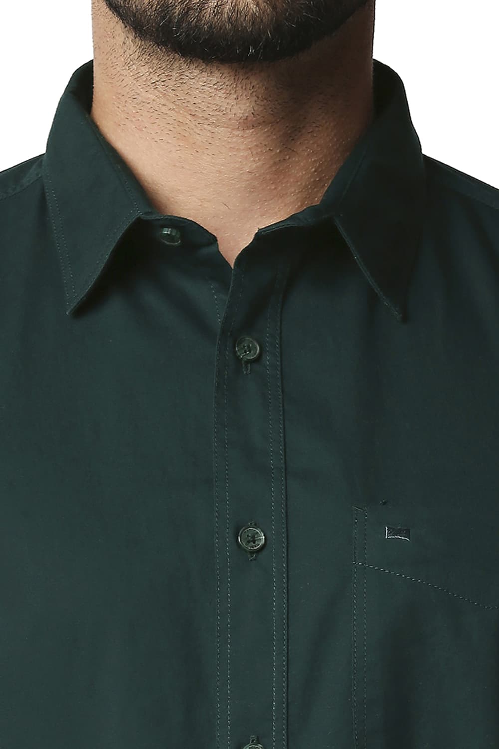 BASICS SLIM FIT TWILL SHIRT