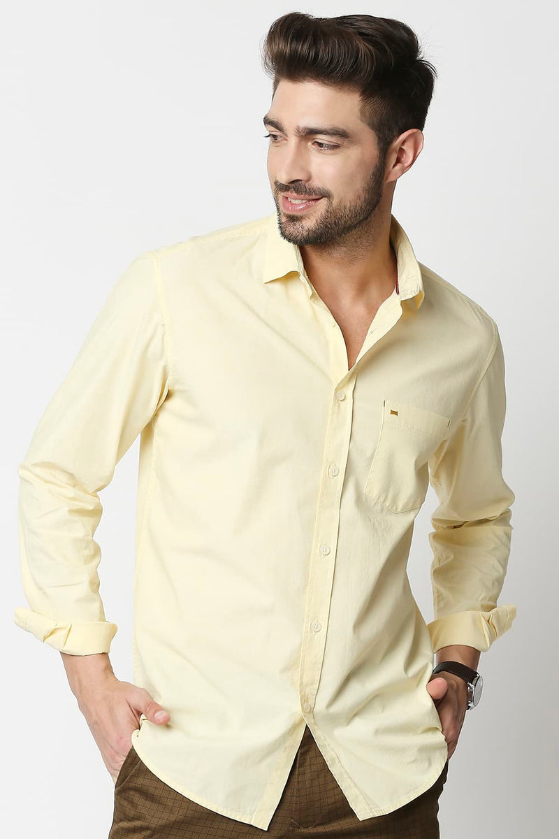 Slim Fit Fil-a-fil Shirt