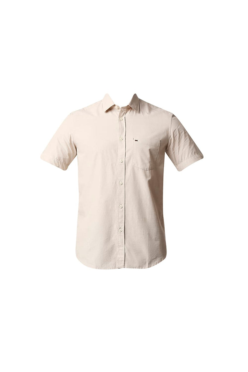 BASICS SLIM FIT FIL-A-FIL HALFSLEEVES SHIRT