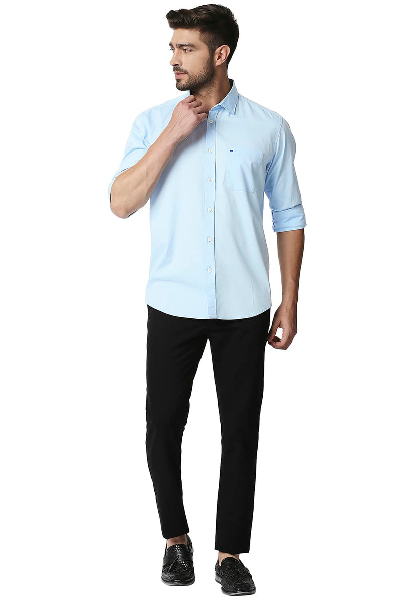 BASICS SLIM FIT OXFORD SHIRT