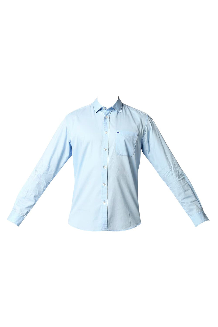 BASICS SLIM FIT BLUE SKY OXFORD SHIRT
