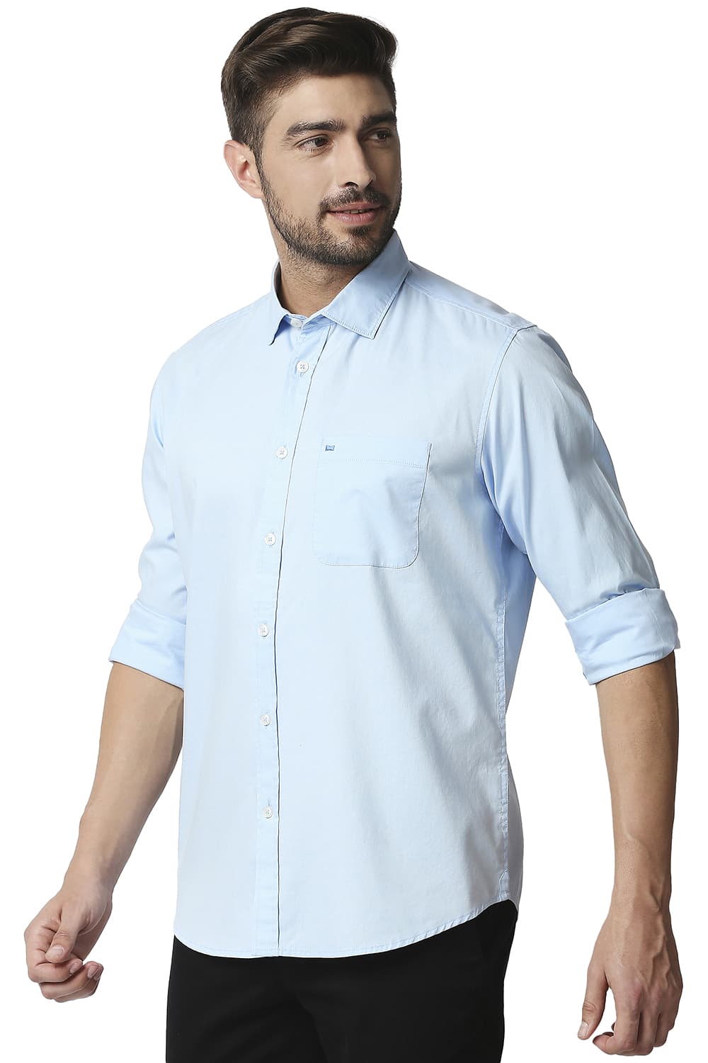 BASICS SLIM FIT OXFORD SHIRT