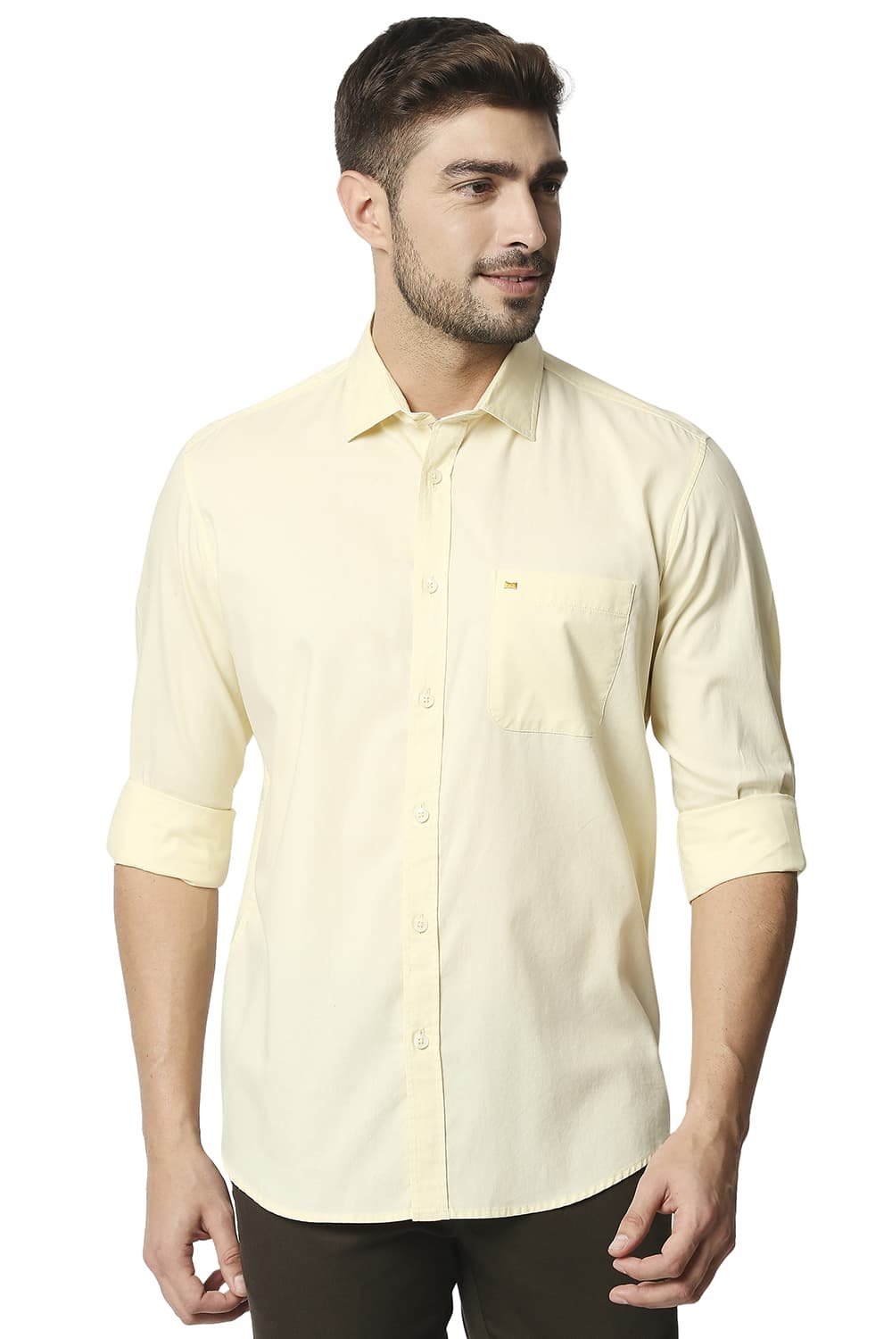 BASICS SLIM FIT OXFORD SHIRT