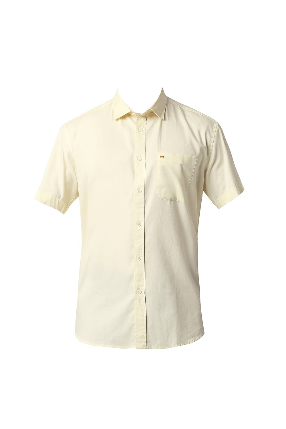 BASICS SLIM FIT OXFORD HALFSLEEVES SHIRT