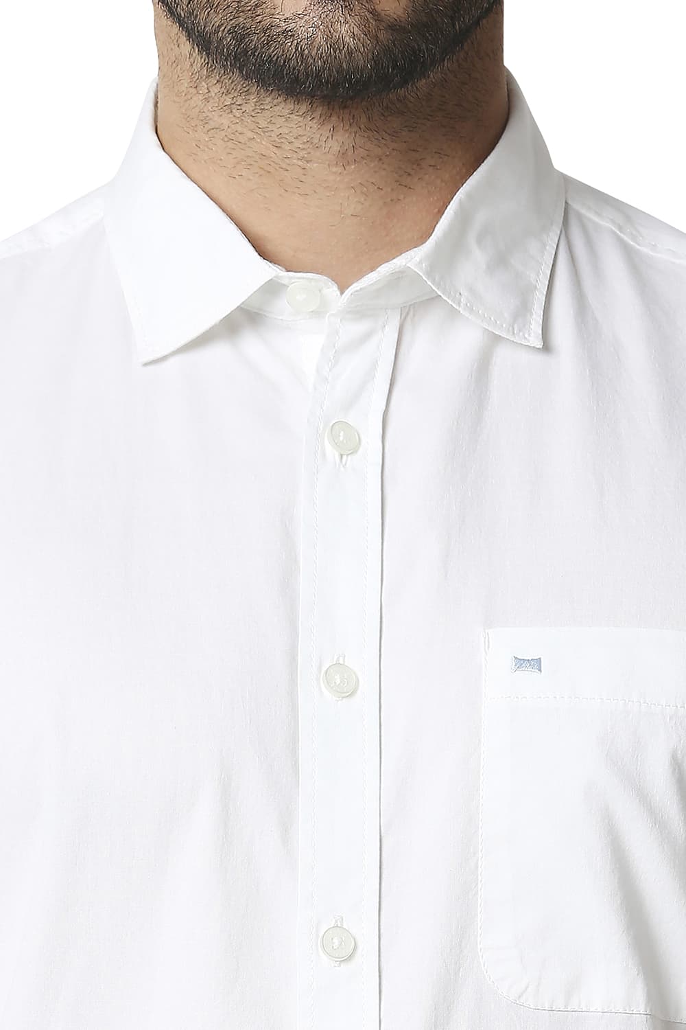 BASICS SLIM FIT OXFORD SHIRT