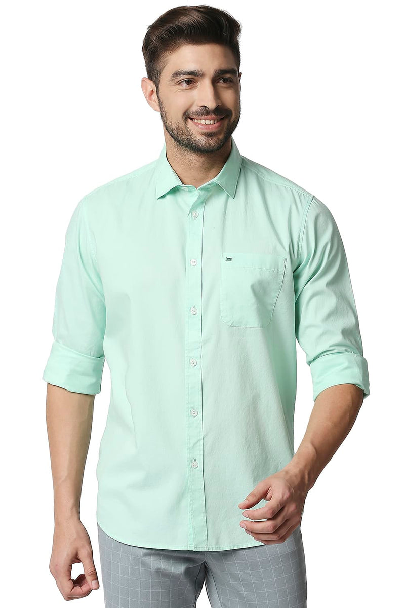 BASICS SLIM FIT OXFORD SHIRT