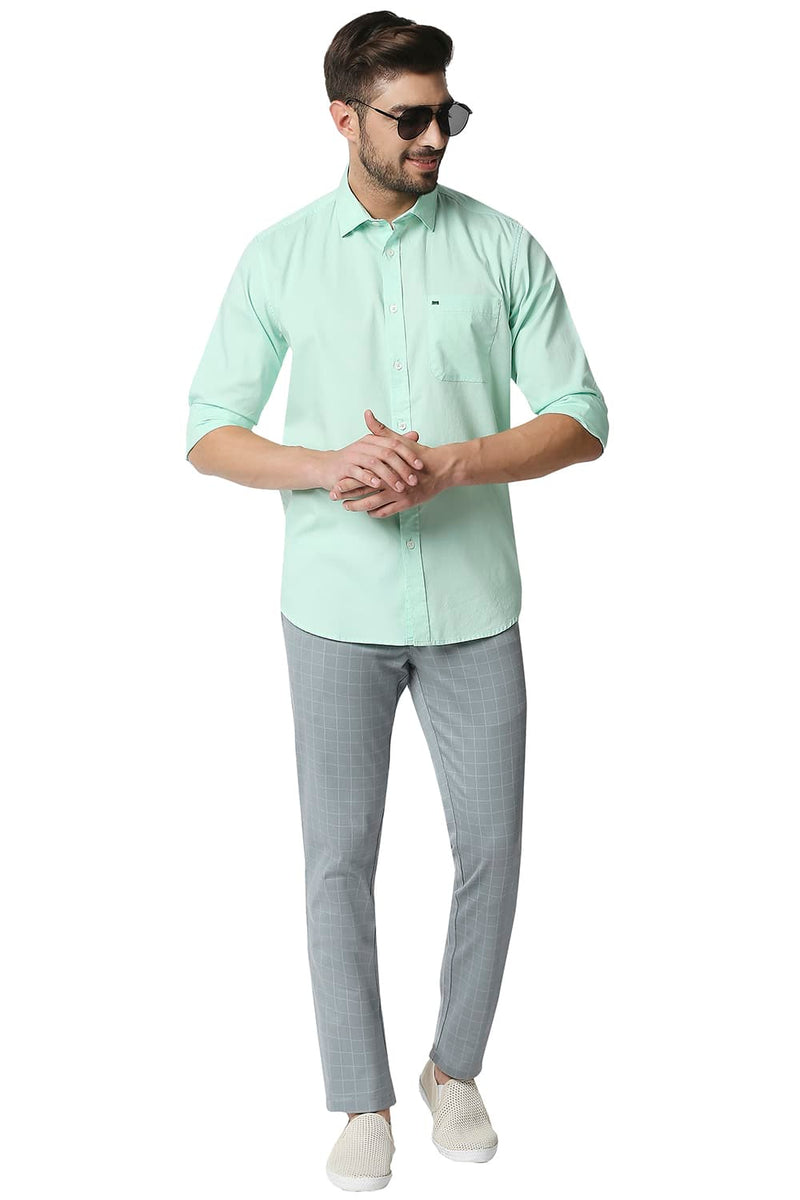 BASICS SLIM FIT OXFORD SHIRT