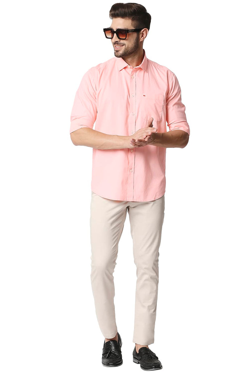 BASICS SLIM FIT OXFORD SHIRT