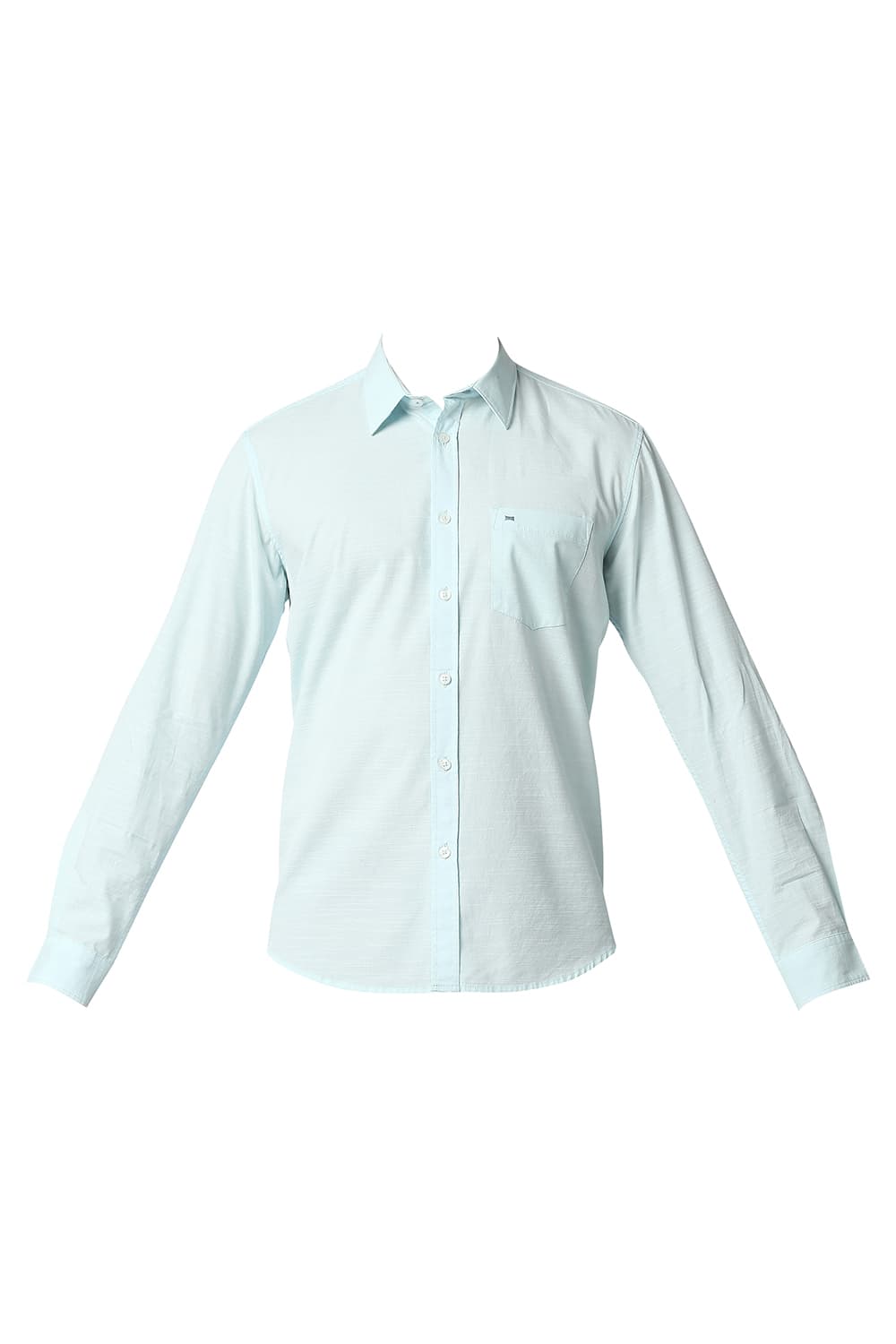 BASICS SLIM FIT SLUB SHIRT