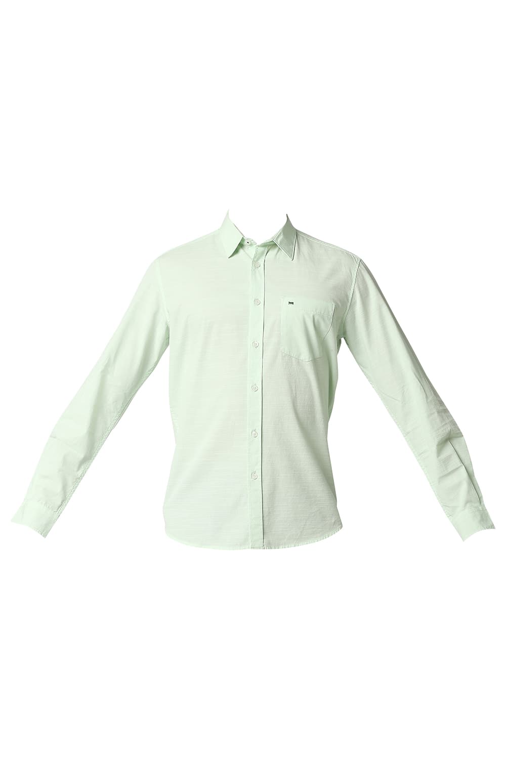 BASICS SLIM FIT SLUB SHIRT